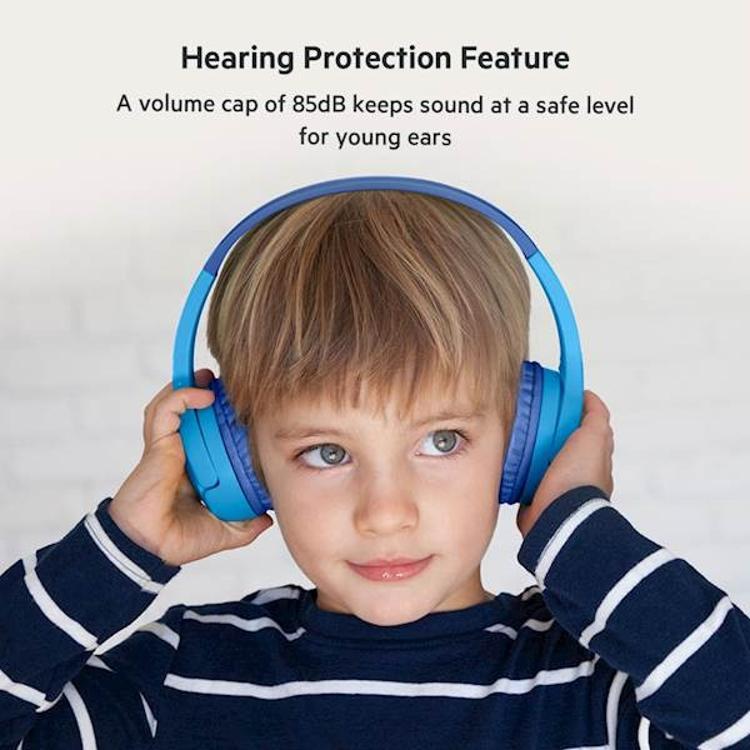 Brezžične slušalke za otroke Belkin, modre_7