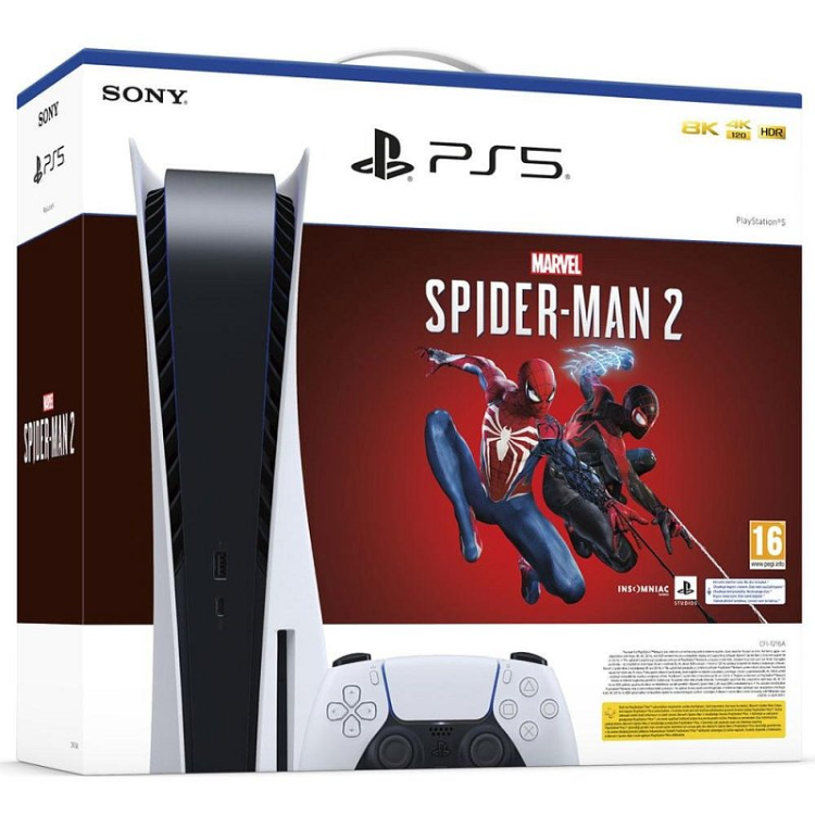 Igralna konzola Sony PS5 + Igra Spider-Man 2 VCH