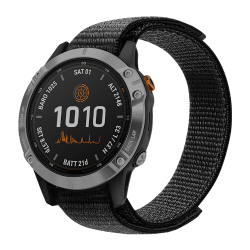 Najlonski pašček Sport za uro Chameleon 26 mm, črna