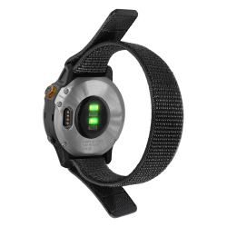 Najlonski pašček Sport za uro Chameleon 26 mm, črna