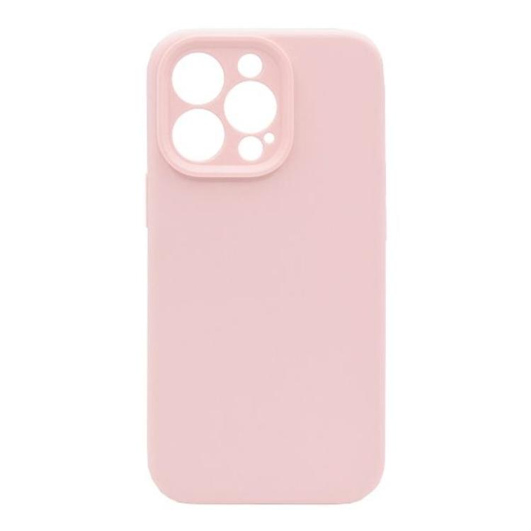 Silikonski ovitek (liquid silicone) za Apple iPhone 13 Pro, N-Soft, svetlo roza