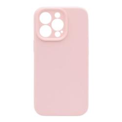 Silikonski ovitek (liquid silicone) za Apple iPhone 13 Pro, N-Soft, svetlo roza