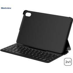 Tipkovnica/ovitek BlackView TAB 18 2v1, Bluetooth 5.0, 64 tipk, polnilna baterija, USB Type-C polnjenje, funkcija stojala, ultra lahka teža, črna
