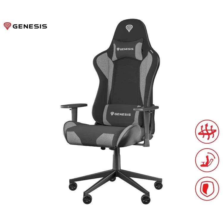 Gaming/pisarniški stol Genesis Nitro 440 G2, ergonomski, črna-siva