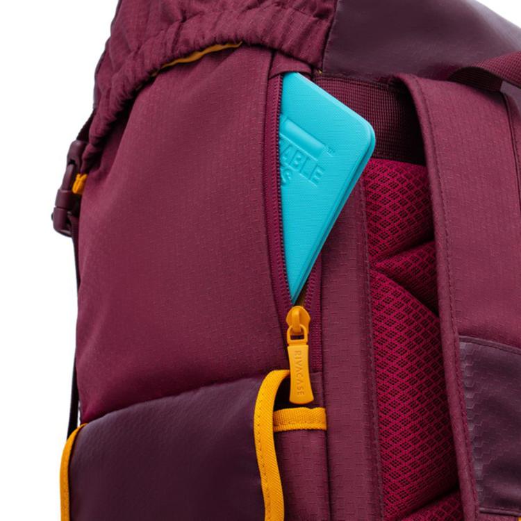 Nahrbtnik Rivacase Dijon 5361, vodoodbojni, 30 l, bordo rdeča