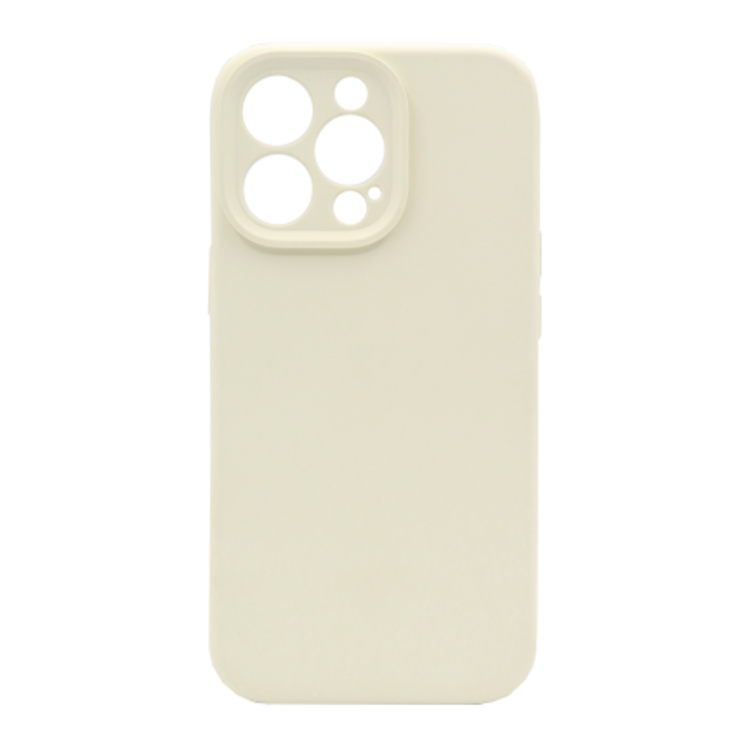 Silikonski ovitek (liquid silicone) za Apple iPhone 14 Pro, Soft, bež