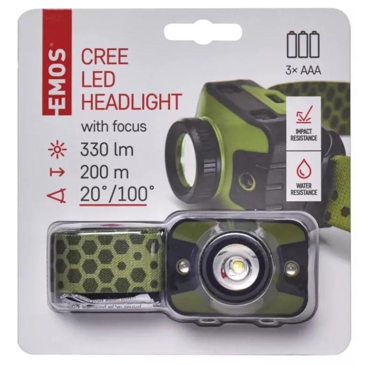 Naglavna svetilka Emos CREE LED