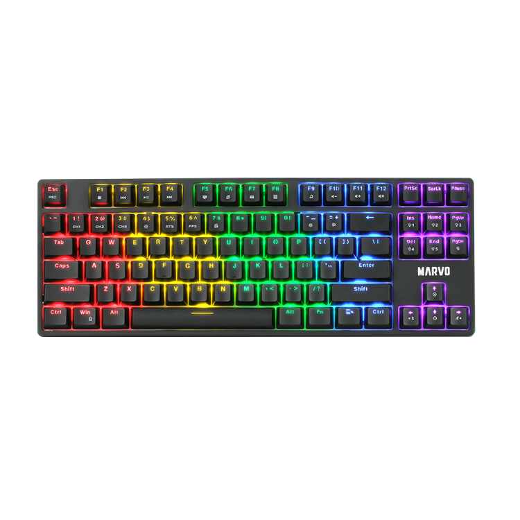 Marvo 7-v-1 Popolni Gaming Paket - Gaming stol CH106, miška, tipkovnica, podloga za miško, slušalke, igralni plošček in mikrofon