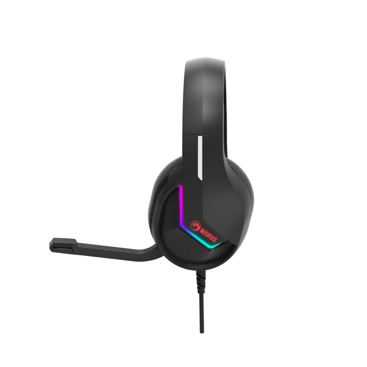 Marvo 7-v-1 Popolni Gaming Paket - Gaming stol CH106, miška, tipkovnica, podloga za miško, slušalke, igralni plošček in mikrofon