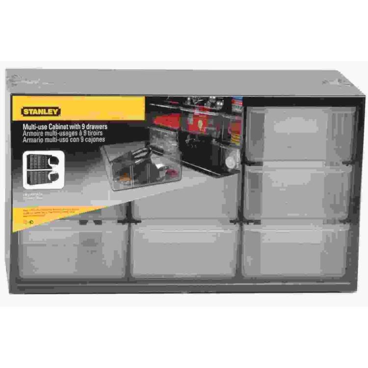 Organizator orodja Stanley, 36,5 x 21 x 15,5 cm, 9 predalov
