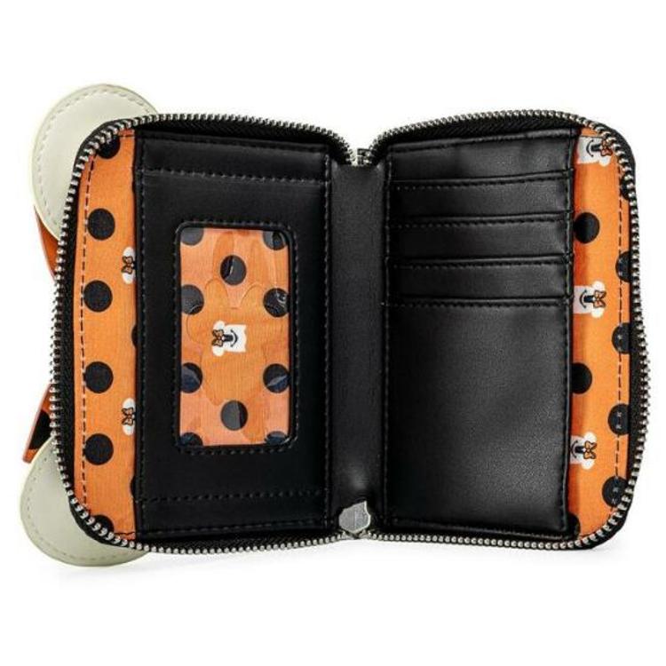 Denarnica Loungefly Disney Ghost Minnie, sveti v temi_3