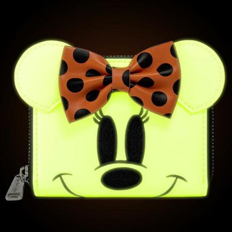 Denarnica Loungefly Disney Ghost Minnie, sveti v temi_4