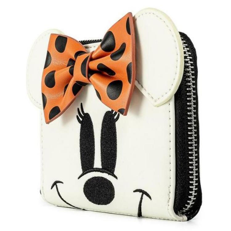 Denarnica Loungefly Disney Ghost Minnie, sveti v temi_2