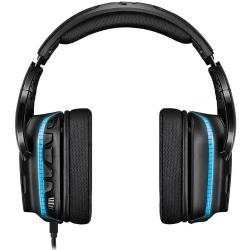 Slušalke z mikrofonom Logitech G635 7.1 LightSync, RGB, gaming, črna