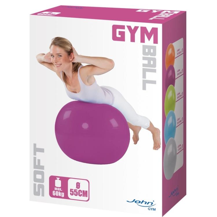 Gimnastična žoga John, 55 cm, vijolična_1