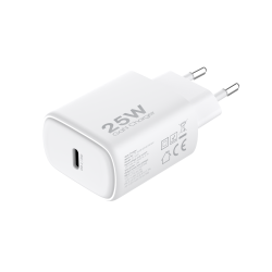 Hišni polnilec, 25W GaN (PD 3.0, PPS in QC 3.0), USB-C izhod, s kablom