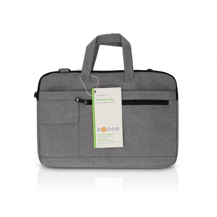 Torba za prenosnik Nedis NBBG15150GY 15-16 inch, siva