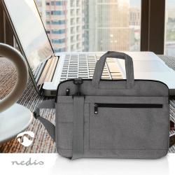 Torba za prenosnik Nedis NBBG15150GY 15-16 inch, siva