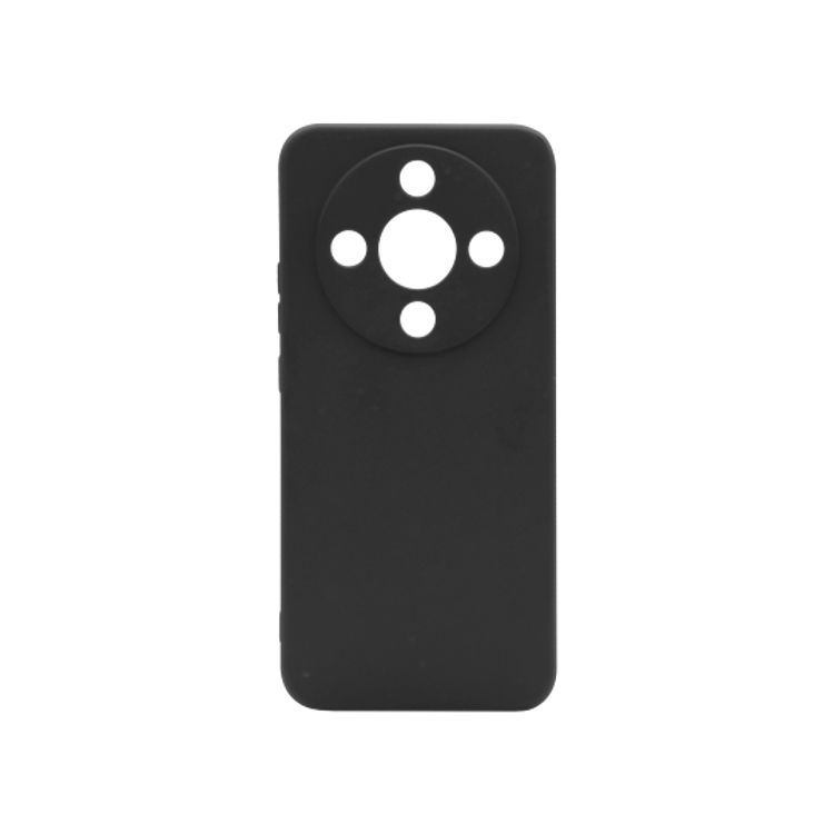 Gumiran črn TPU ovitek za Honor Magic8 Lite z natančnim krožnim izrezom za kamero