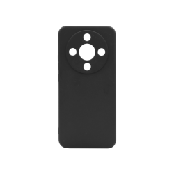 Gumiran črn TPU ovitek za Honor Magic8 Lite z natančnim krožnim izrezom za kamero