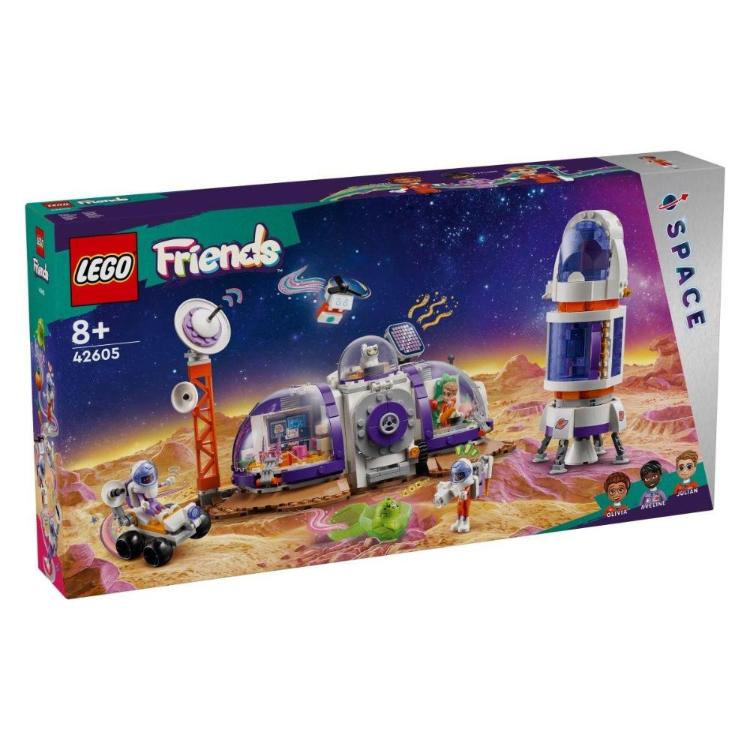 Lego Friends Vesoljska postaja in raketa na Marsu - 42605 