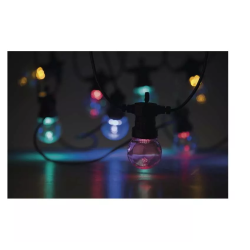 Svetlobna veriga 50 LED 10x party lučke, 5 m, zunanja in notranja, večbarvne_3