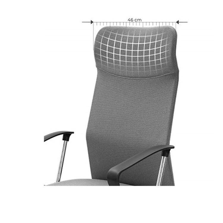Pisarniški stol Songmics OBN034G01, siv