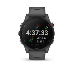 Tekaška ura Garmin Forerunner 255, GPS, z vadbenimi funkcijami, slate grey (skrilasto siva)