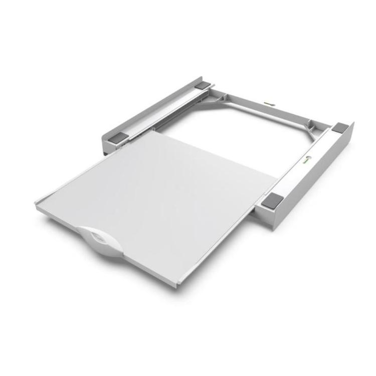 Vezni člen za pralni in sušilni stroj z izvlečno polico, bel