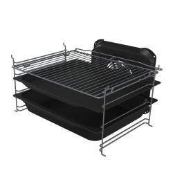 Komplet opreme za pečico Gorenje GEC5B60SG z mrežno rešetko, globokim in plitvim pekačem.