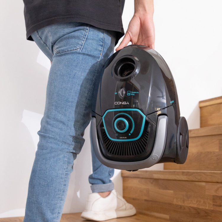 Ležeči sesalnik z vrečko Cecotec Conga Powerbag 2500 Compact Plus