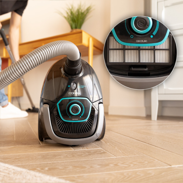 Ležeči sesalnik z vrečko Cecotec Conga Powerbag 2500 Compact Plus