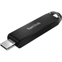 USB-C ključ SanDisk 128 GB ULTRA, 3.1 Gen1, črn