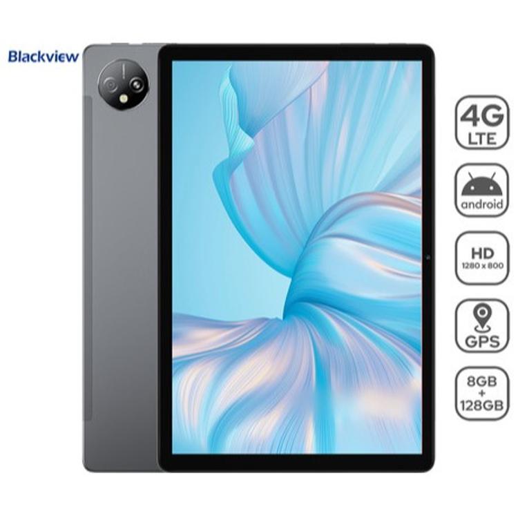 Tablični računalnik BlackView TAB 80, 11", 4G-LTE, 8GB+256GB, IPS FullHD+, siva