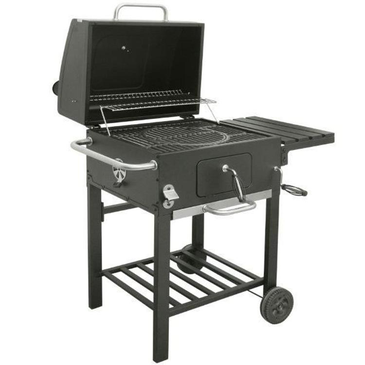 Žar na oglje Landman GrillChef Comfort Basic Wagon + prevleka_1