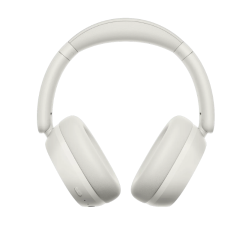 Redmi over‑ear slušalke, bele, sprednji pogled, simetrična oblika, oblazinjen naglavni lok.