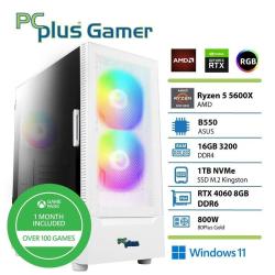Gaming računalnik PCPLUS Gamer Ryzen 5 5600X 16GB 1TB RTX 4060 8GB Windows 11 Home+ Xbox GP bel