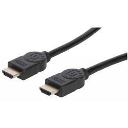 HDMI kabel z Ethernetom MANHATTAN, 1m, črn