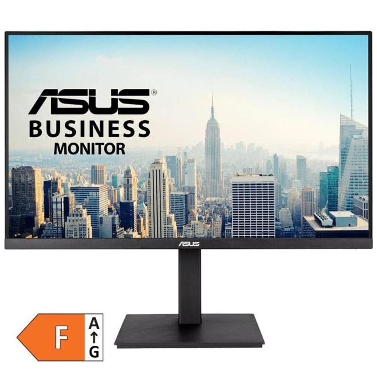 ASUS Business Monitor, 27" poslovni monitor, tanek okvir, pokončni in ležeči način prikaza, profesionalna zasnova.