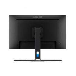 Lenovo Legion monitor, zadnja stran, VESA nosilec, prezračevalna reža, črno ohišje z modrim poudarkom