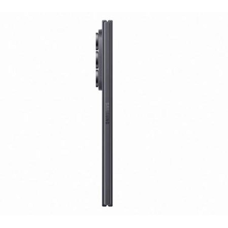 Samsung Galaxy Z Fold8 Ultra 1TB Graphite – stranski profil telefona v grafitni barvi s tankim ohišjem in trojno kamero.