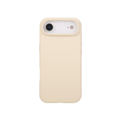 Silikonski krem ovitek za Apple iPhone Air z mehkim (soft touch) zaključkom in natančnim izrezom za kamero