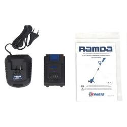Kosilnica z nitjo Ramda RA 698609 + baterija 2.5Ah in polnilec