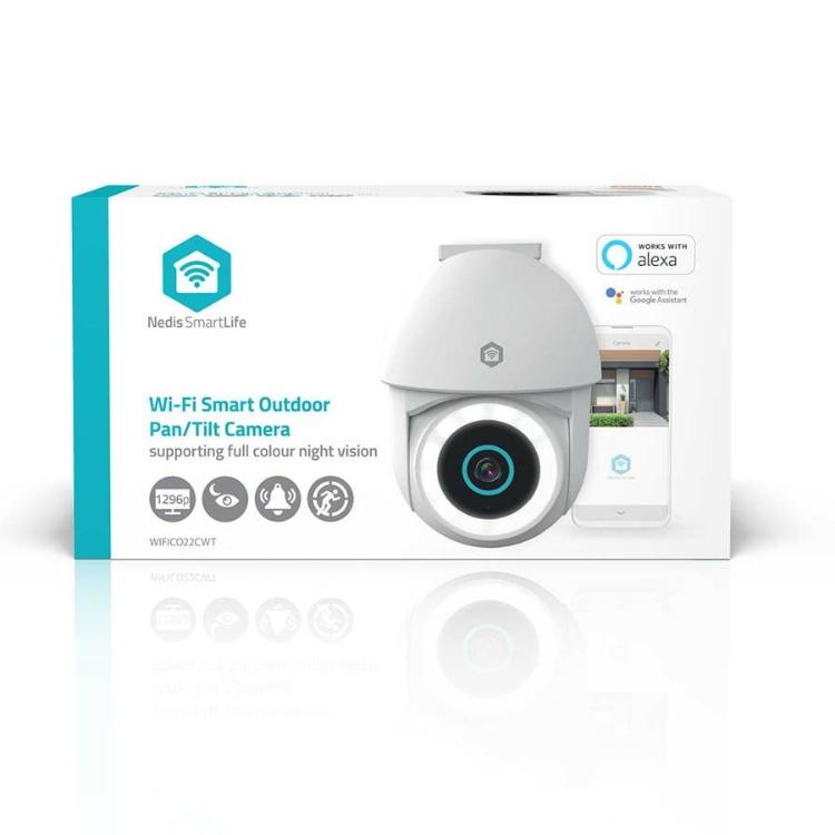Pametna zunanja kamera NEDIS WIFICO22CWT FULLHD 5MP