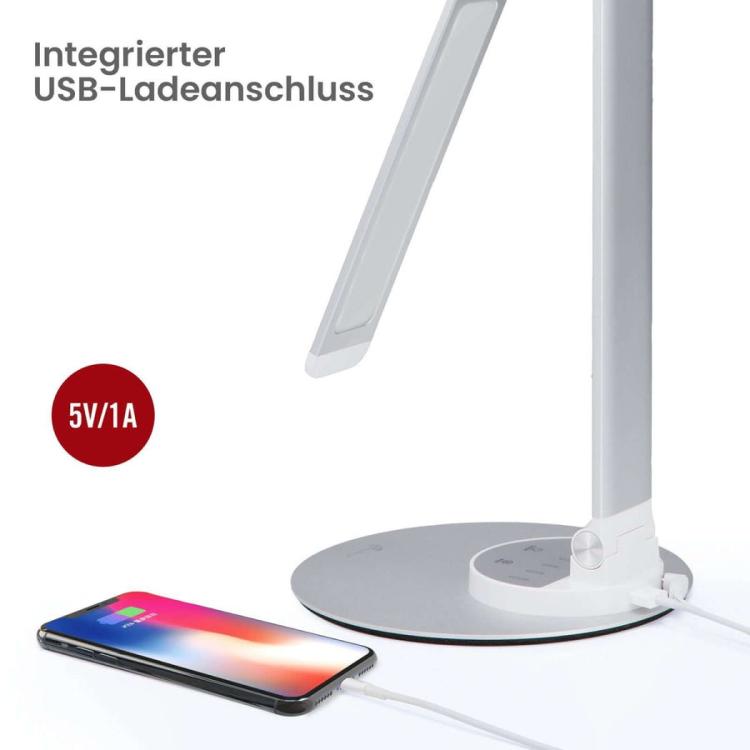 Namizna svetilka TaoTronics TT-DL22_1, srebrna