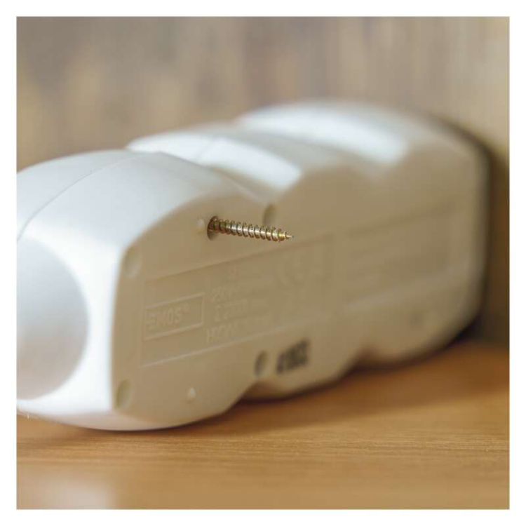 Podaljšek Emos 1,5 m / 4 vtičnice / beli / PVC / 1 mm2
