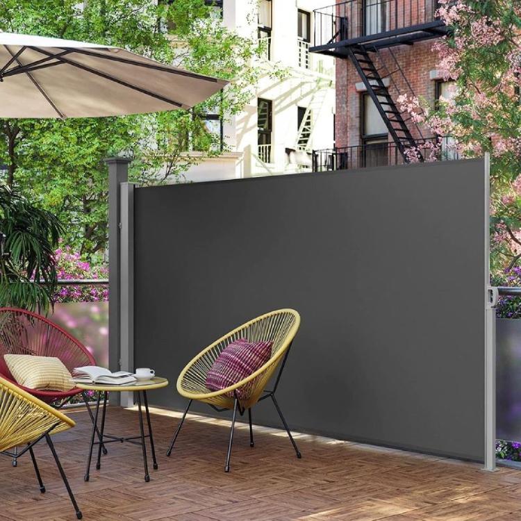 Stranski senčnik SONGMICS GSA589G01, 180 x 450 cm, antracit