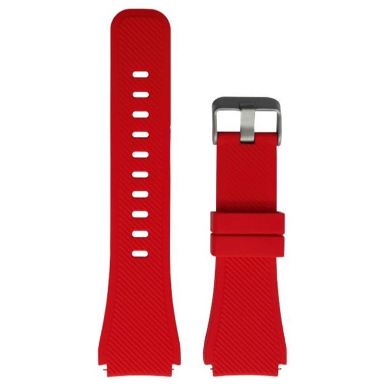 Silikonski pašček Samsung Gear S3, 22 mm, rdeč_1