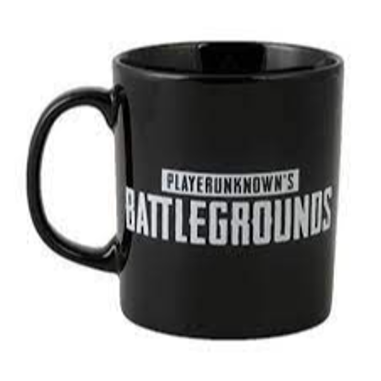 Skodelica Jinx PUBG, črna/bela