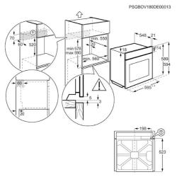 Električna pečica Electrolux EOF4P74X, piroliza A+_1